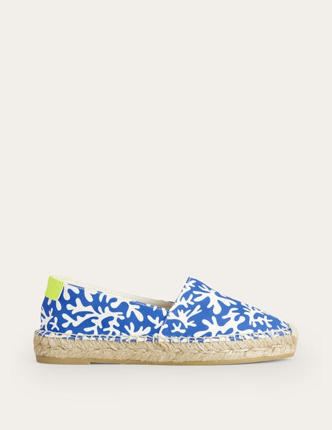 Klassische Espadrilles mit flacher Sohle Damen Boden
