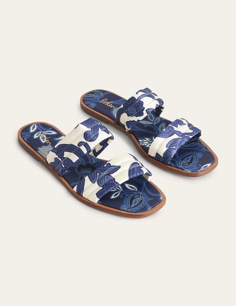 blue ribbon sandals