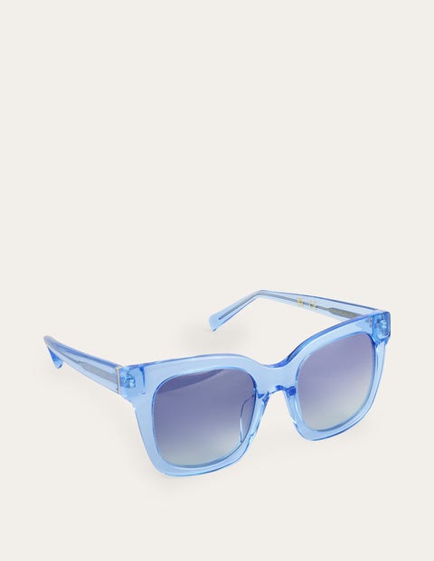 Colour Pop Acetate Sunglasses Blue Women Boden