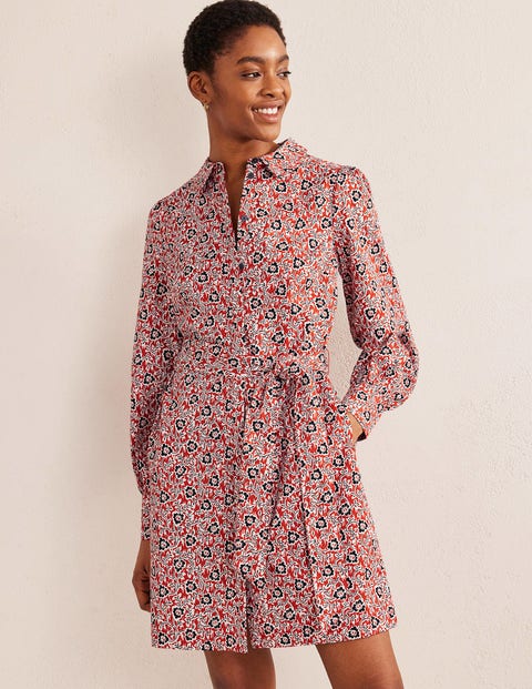 Boden clover shirt dress 2025