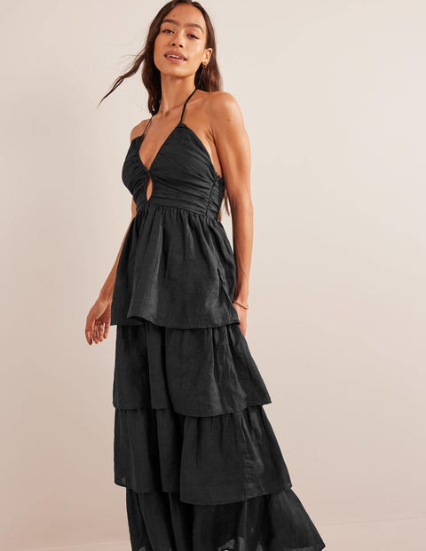 tiered maxi dress