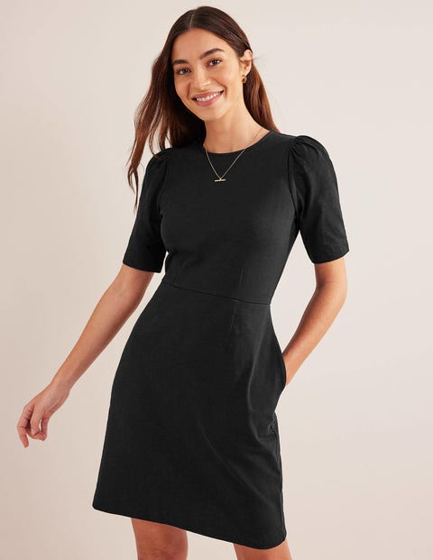 Zoe Jersey Dress - Black | Boden UK