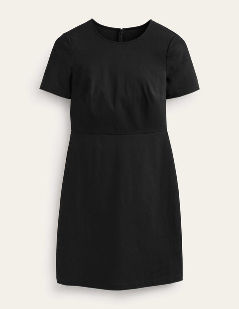 Jersey Mini Shift Dress Black Women Boden