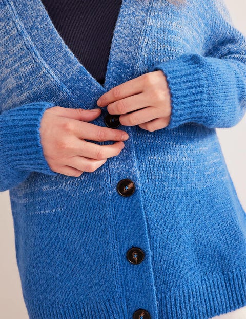 Fluffy Cardigan - Blue Ombre | Boden UK