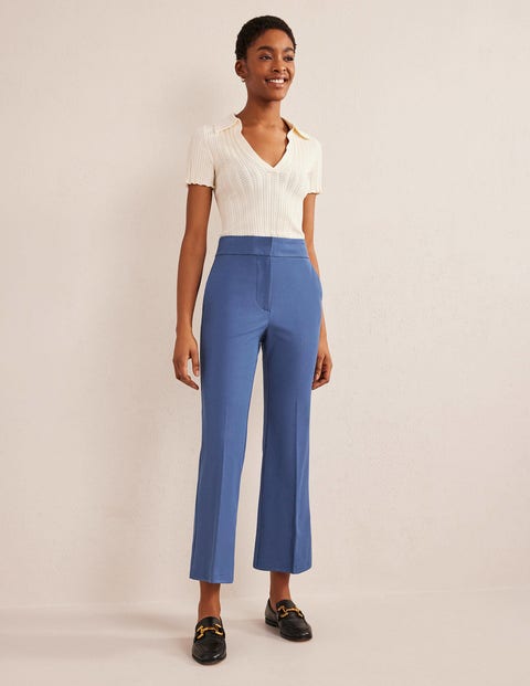 White Woven Cut Out Flare Pants, Two Piece Sets