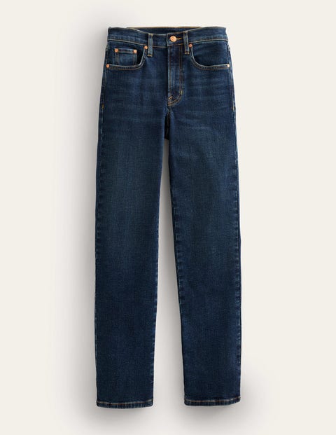 Mid Rise Slim Jeans Indigo Women Boden