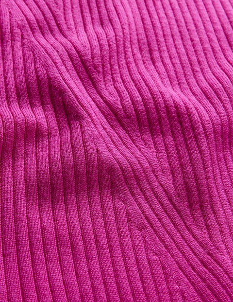Merino Knit Midi Skirt Pink Women Boden