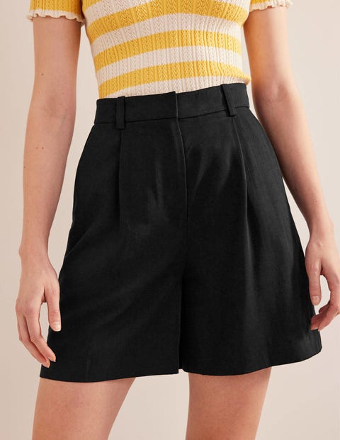 Tencel Relaxed Shorts Black
