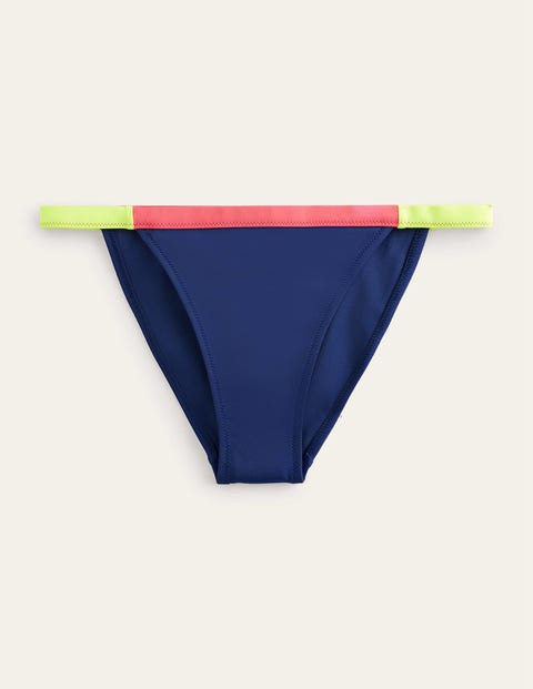 Tanga Bikini Bottoms Navy Women Boden