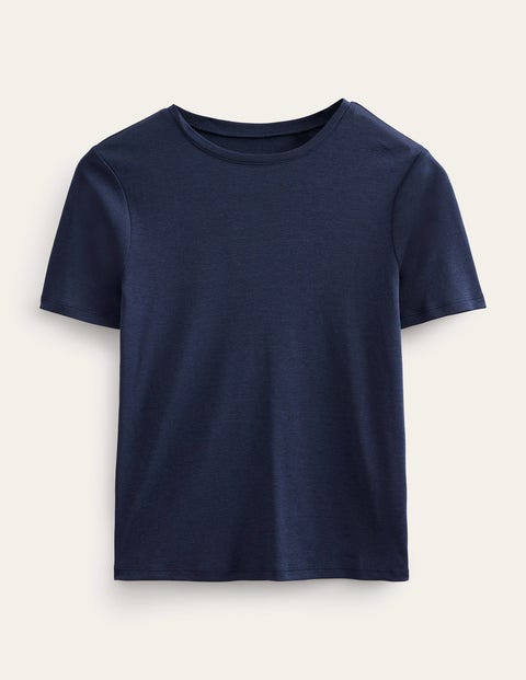 Soft Touch T-Shirt Blue Women Boden