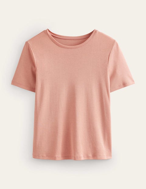 Soft Touch T-Shirt Pink Women Boden