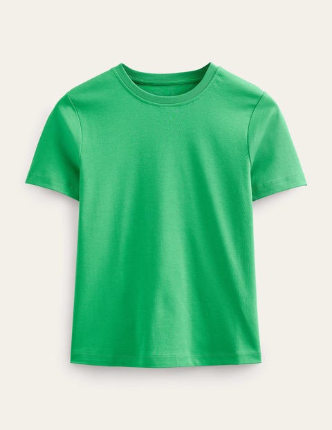 Perfect Cotton T-shirt Green Women Boden