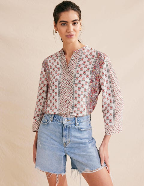 boden eliza satin shirt