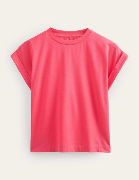 Turn Back T-Shirt - Festival Pink | Boden UK