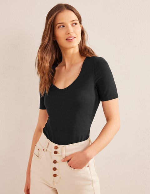 Express  Body Contour Double Layer Off The Shoulder Ruched Tee in