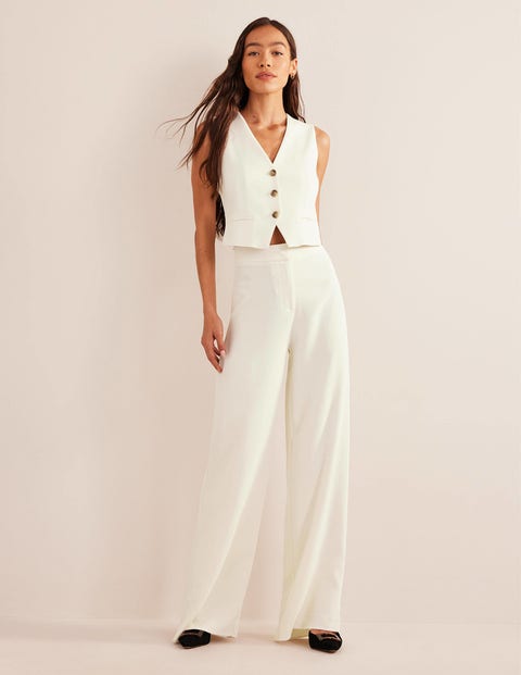 Women Vest, Linen Vest for Women, Tailored Vest, White Linen Vest Handmade  by Claudiamdesign -  Canada