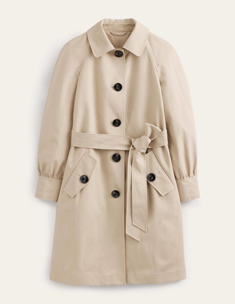 Belted Trench Coat Beige Women Boden