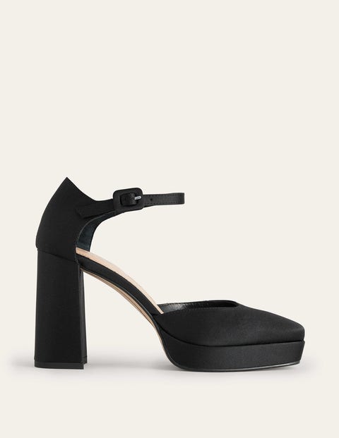 Party Wear Vex-of-flub - Black Platform Heels at Rs 670/pair in Gurugram |  ID: 2850228899397