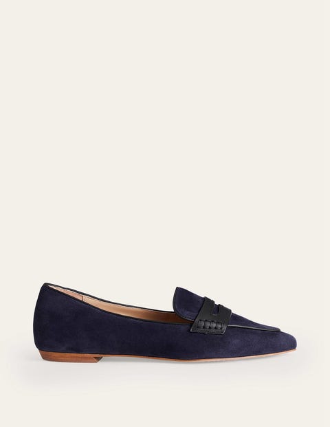 Pointed Loafers Blue Women Boden