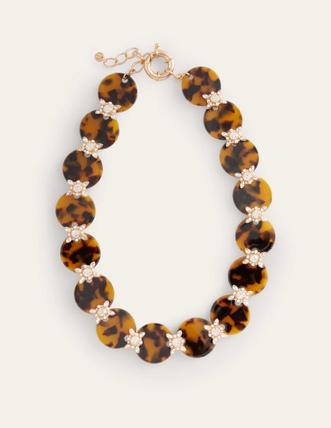 Tortoiseshell Resin Necklace Tort Women Boden