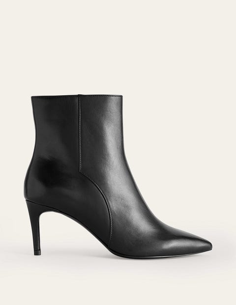 Pointed-Toe Ankle Boots Black Women Boden