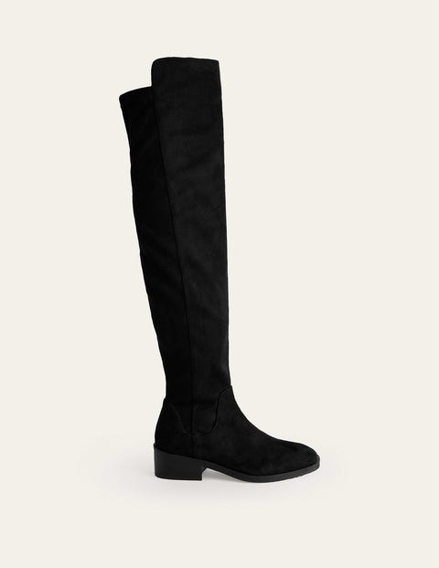 Overknee-Stiefel aus Stretch-Material Damen Boden