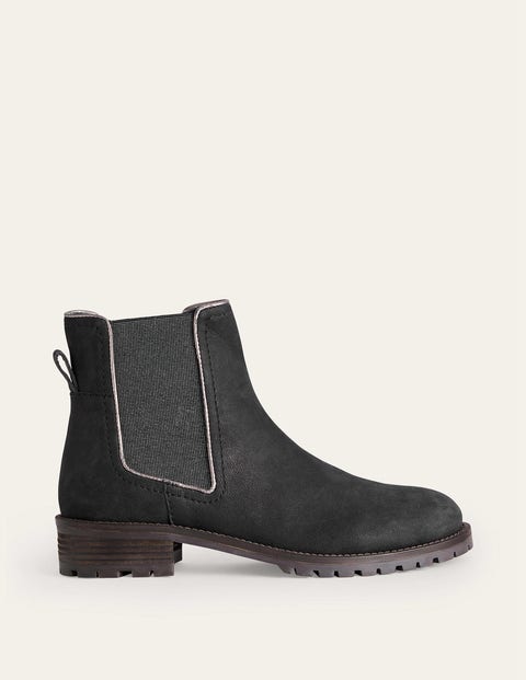 Freya Suede Chelsea Boots Black Women Boden