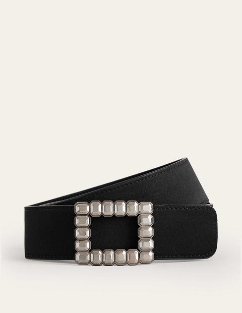 Boden Jewel-trim Belt Black Women