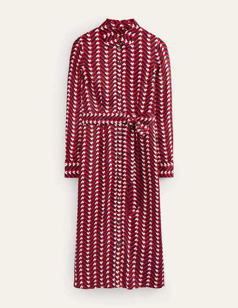 Satin shirt dress uk top
