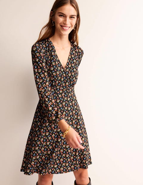 Willow Jersey Dress - Multi, Tulip Bud | Boden UK