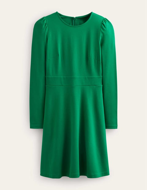 Sabrina Ponte Dress Green Women Boden