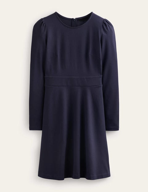 Sabrina Ponte Dress Blue Women Boden