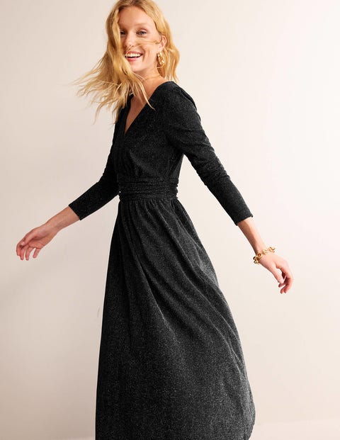 midi dress black