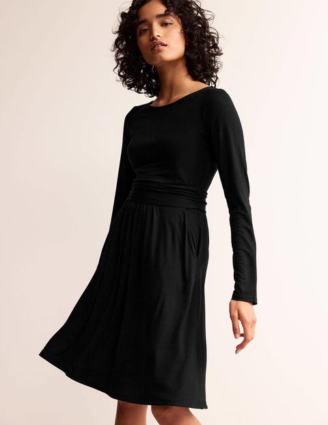 Abigail Jersey Dress - Black