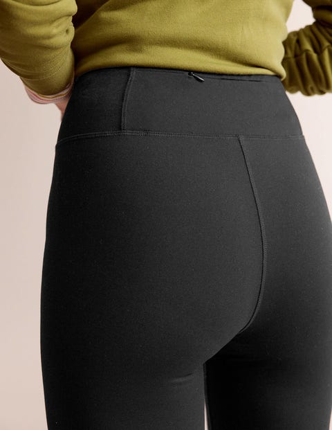 Women's Super Soft Midi-rise Printed Leggings Black One Size Fits