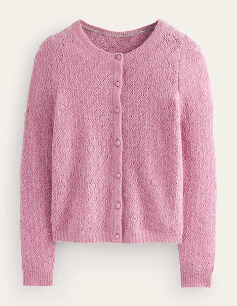 Pink fuzzy cardigan 2025