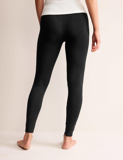 Petite Leggings Black Flared Long Casual