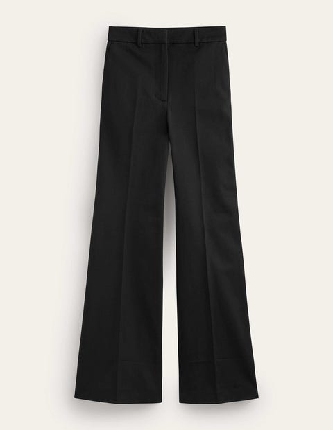 Brompton Bi-stretch Trousers - Black | Boden UK