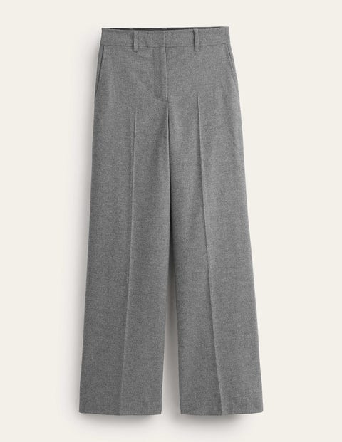 Westbourne Wool Trousers Grey Women Boden