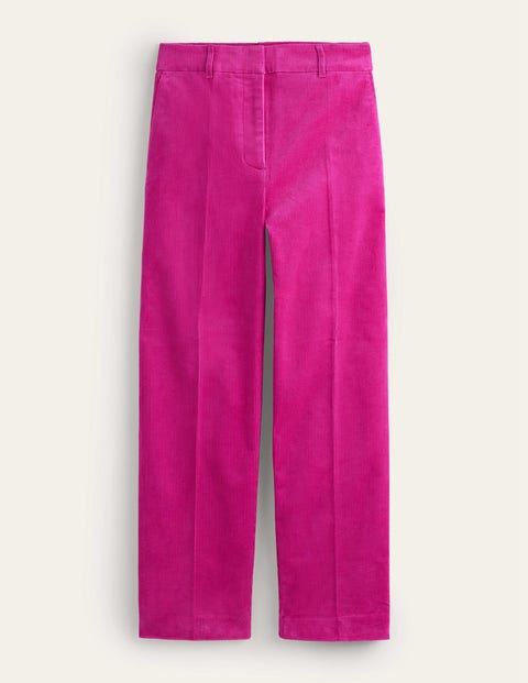 Kew Corduroy Trousers Pink Women Boden