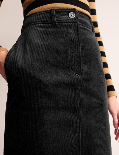 Utility Pocket Midi Skirt - Navy