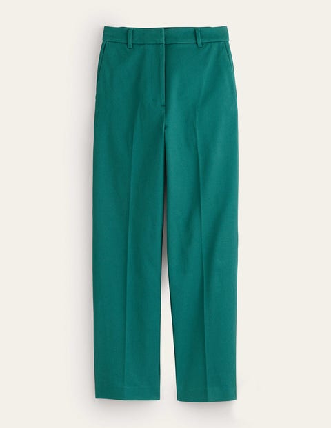 Kew Bi-stretch Trousers Green Women Boden