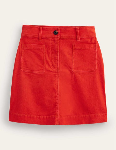 Boden Estella Cord Mini Skirt Admiral Women