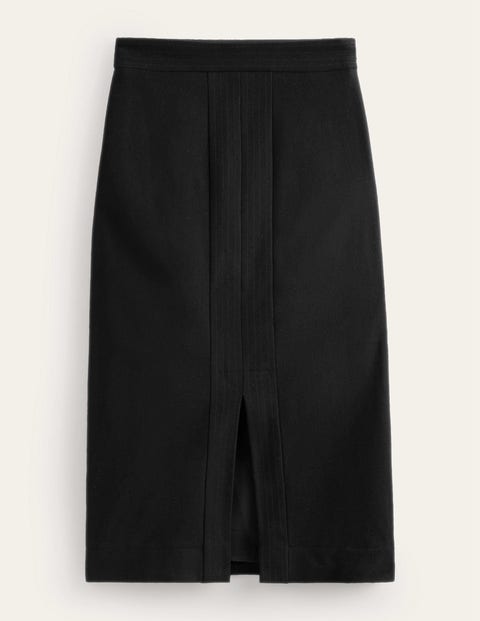 Wool Pencil Skirt Black Women Boden