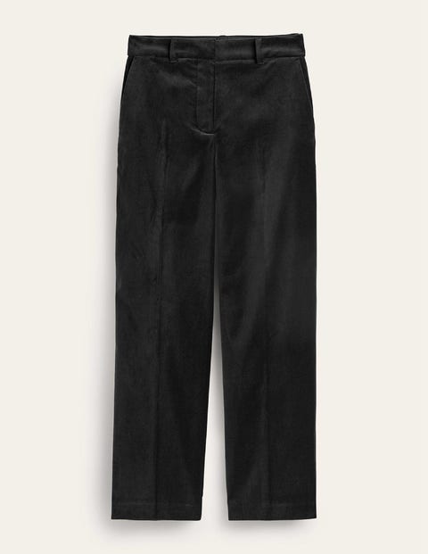 Boden Kew Velvet Pants Black Women