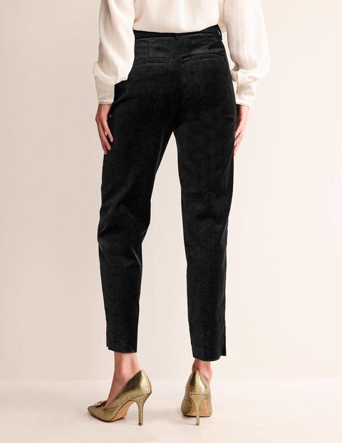 High waisted velvet pants | boohoo US