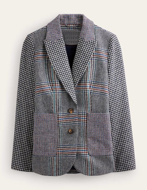 The Marylebone Tweed Blazer Multi Women Boden