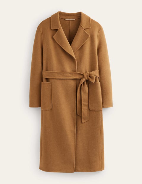 Boden Bristol Wool-blend Coat Camel Women