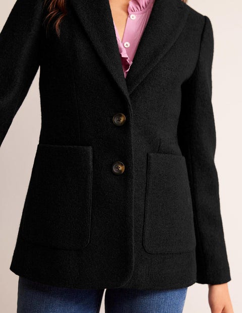 Marylebone Textured Blazer Black
