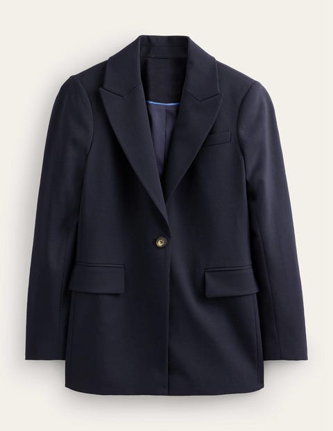 Boden The Bloomsbury Wool Blazer Navy Women